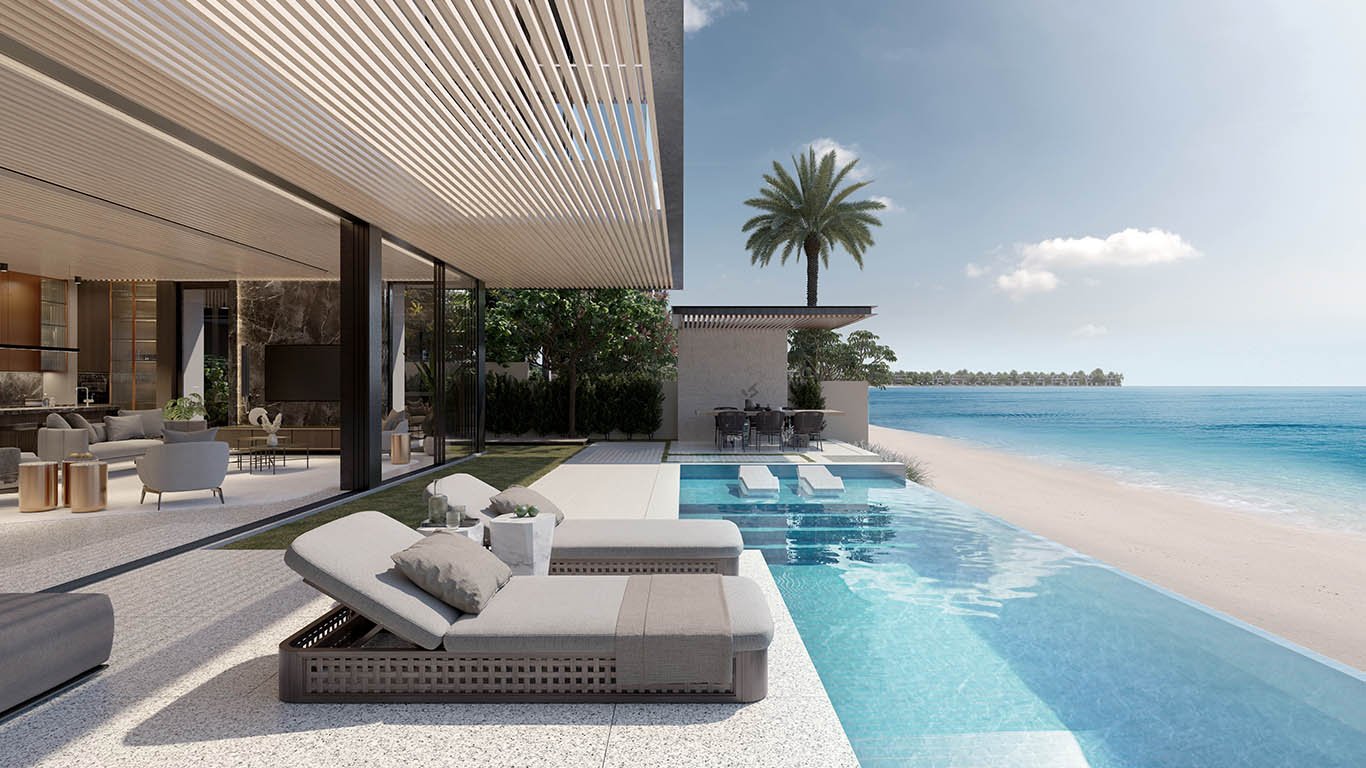 Luxury beachfront villas Dubai